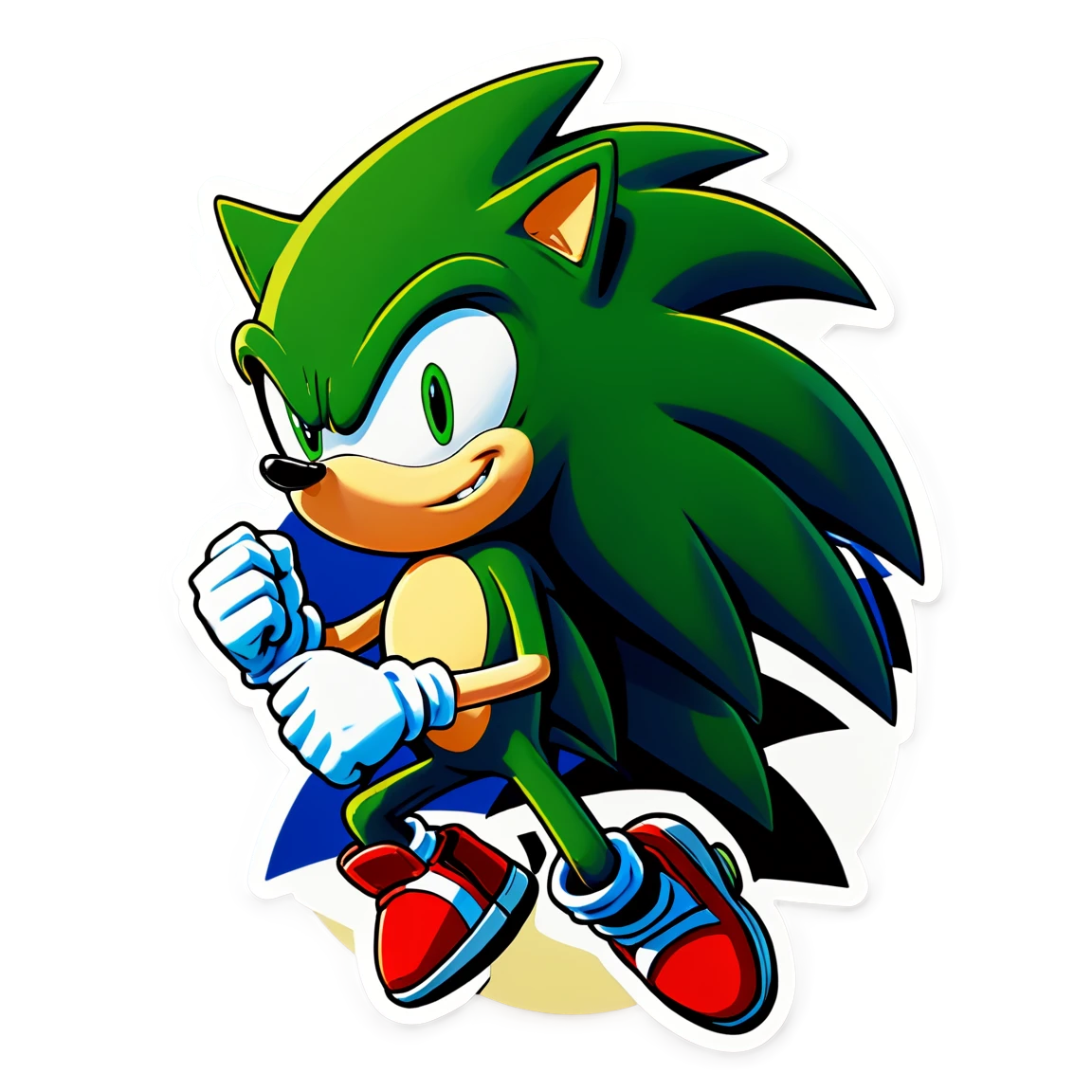 Sonic the Hedgehog in Green Hill Zone, Sonic the Hedgehog sticker