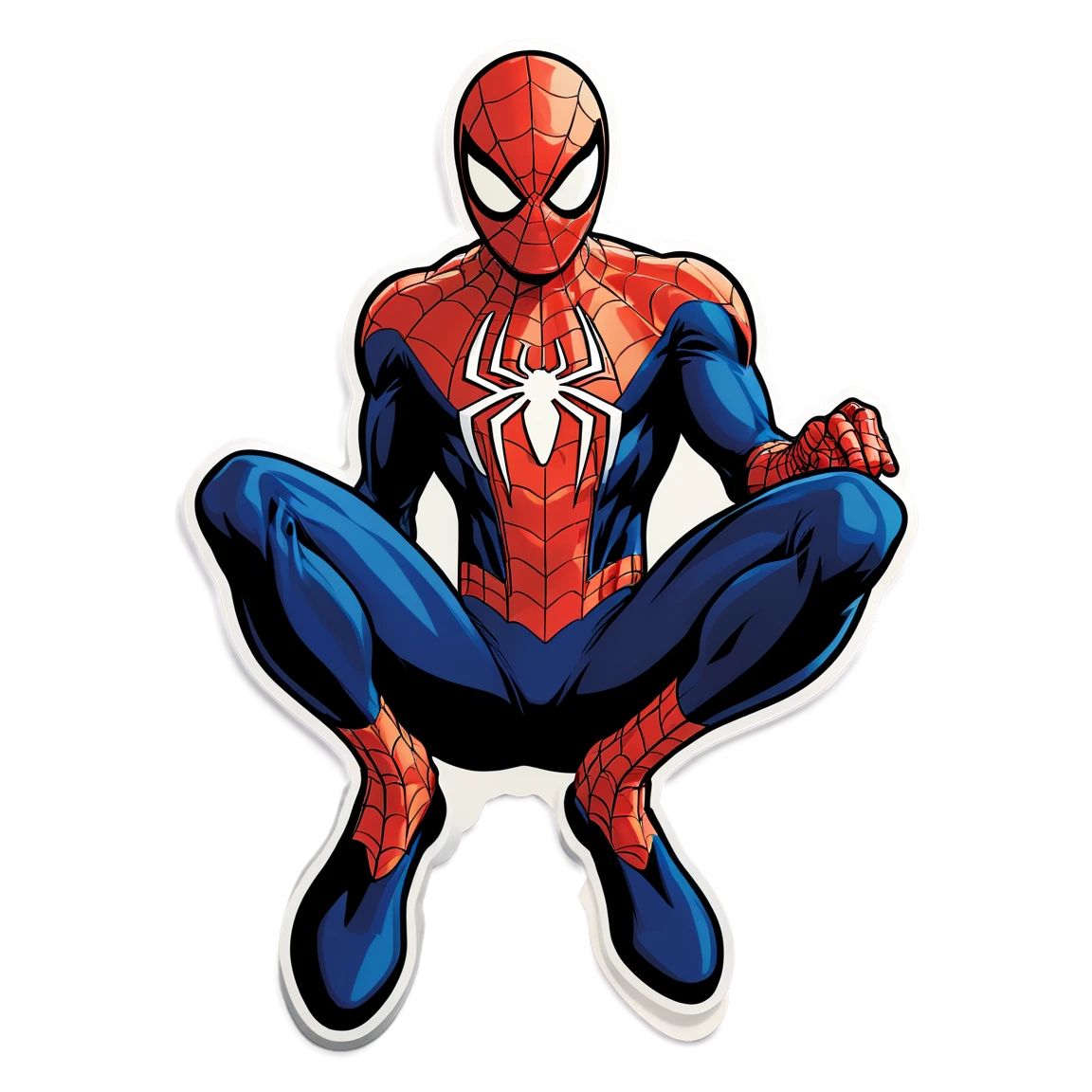 Spiderman hero, spider-man sticker, Spiderman sticker