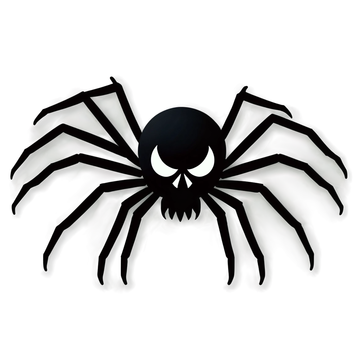 Spooky spider, spooky sticker