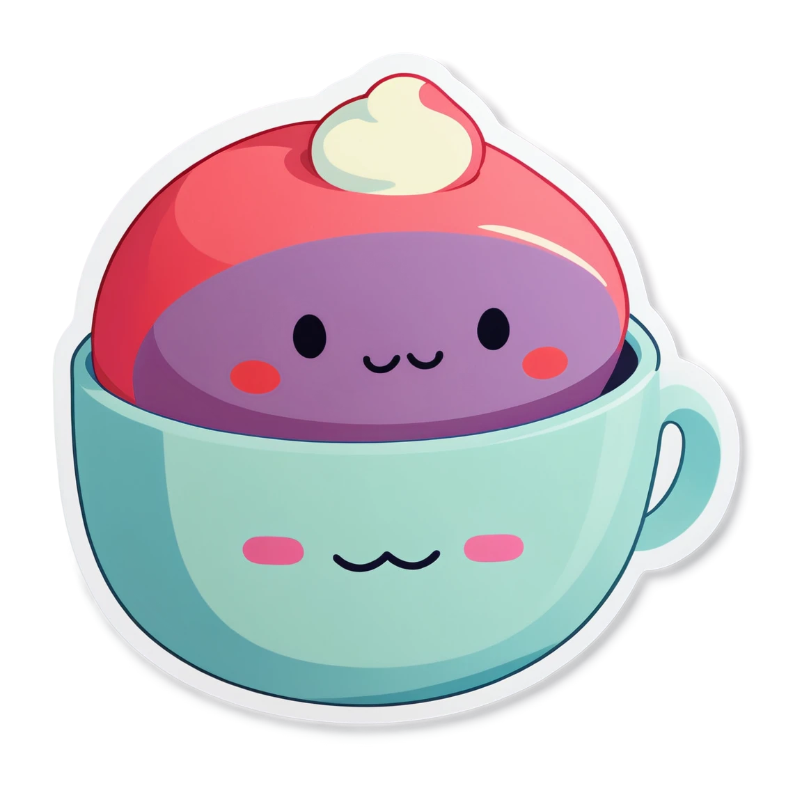 Blue squishmallow, cute squishmallow sticker, squishmallow sticker