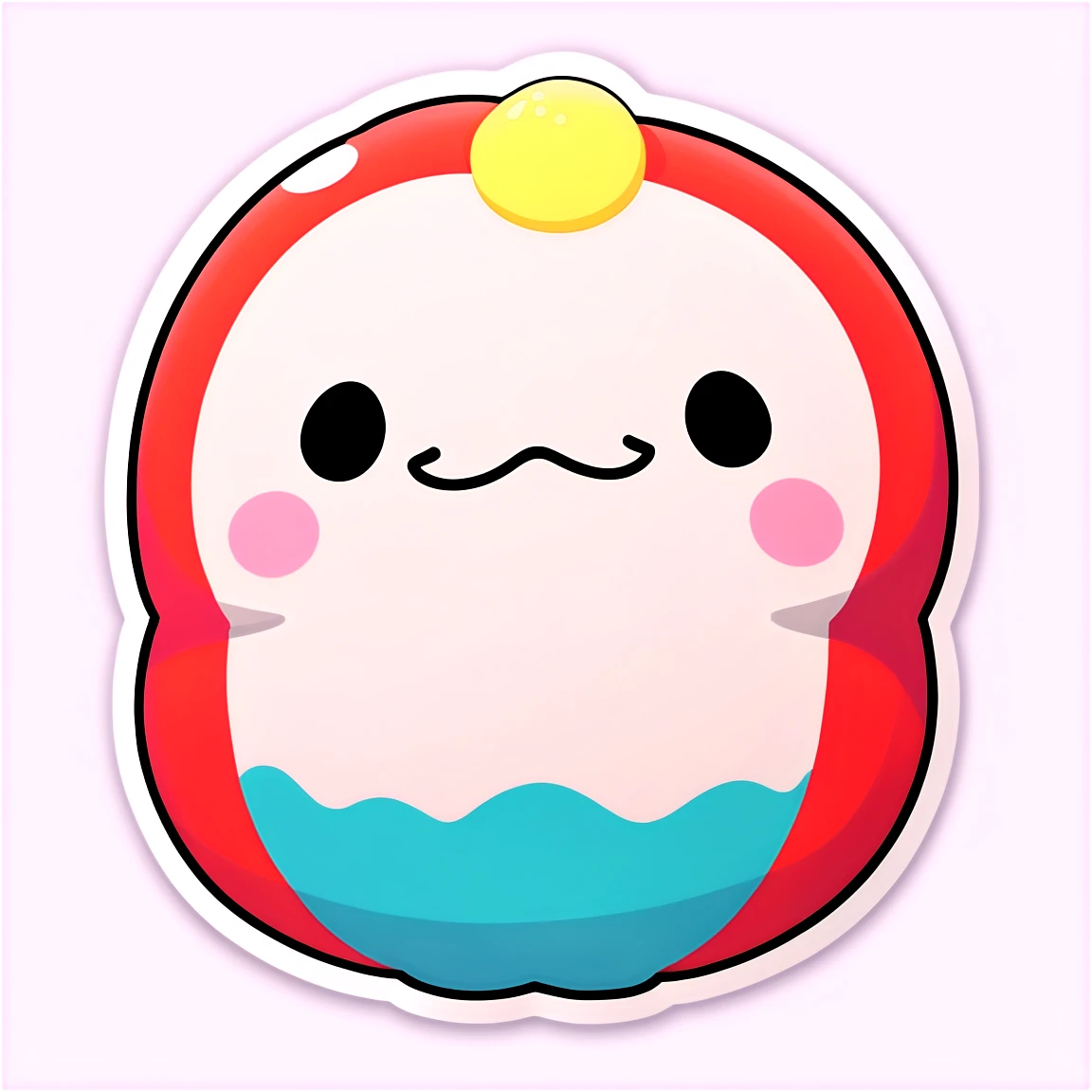 Red squishmallow, cute squishmallow sticker, squishmallow sticker