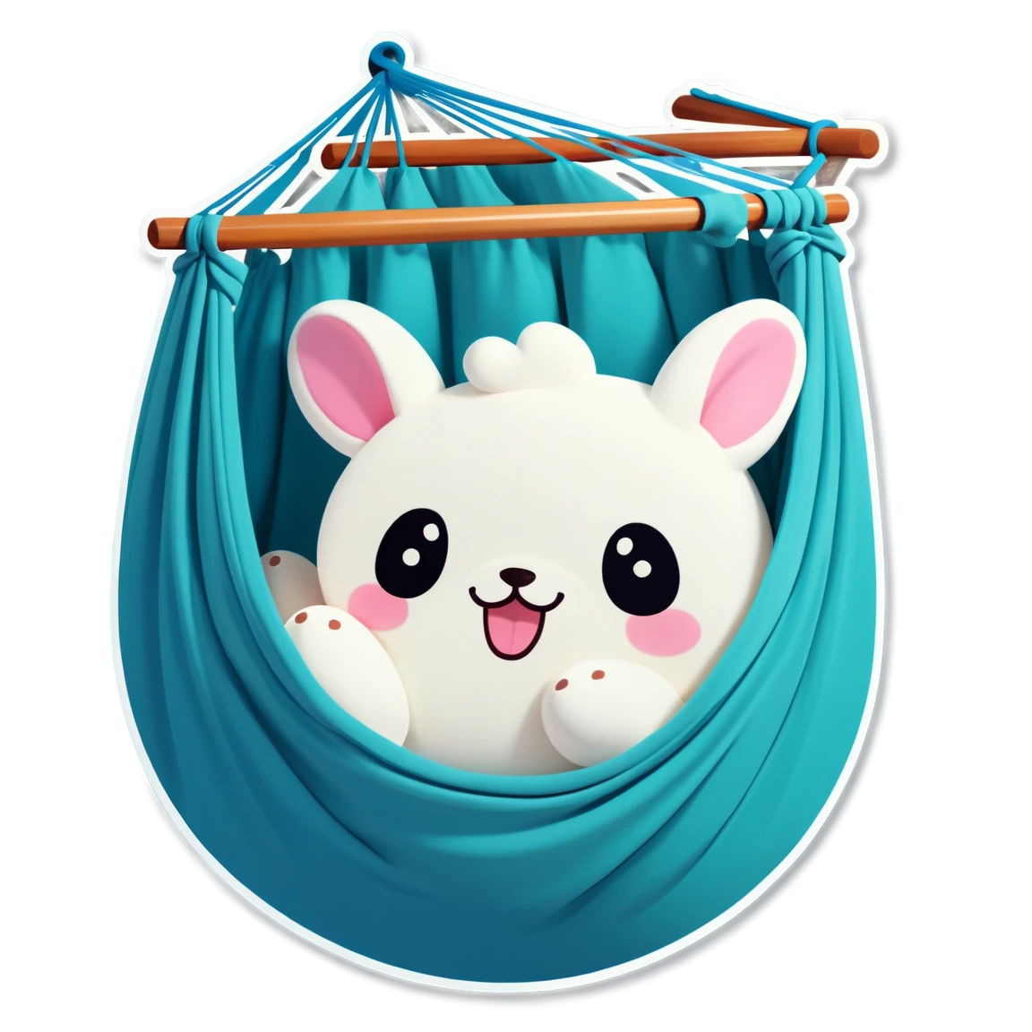 Blue squishmallow, cute squishmallow sticker, squishmallow sticker