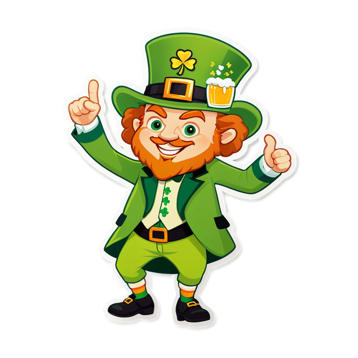 St patricks-day stickers example