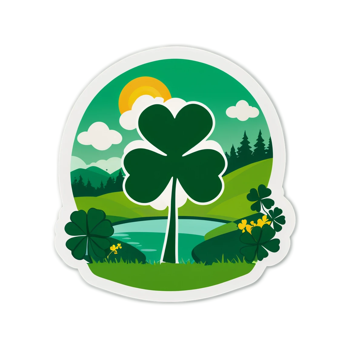 St patricks-day stickers example