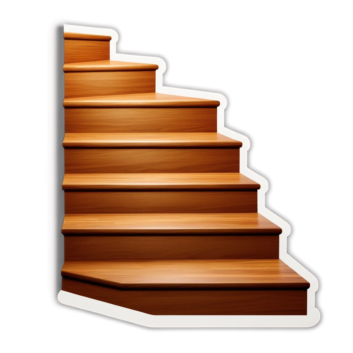 Stair sticker with wood texture, stair sticker