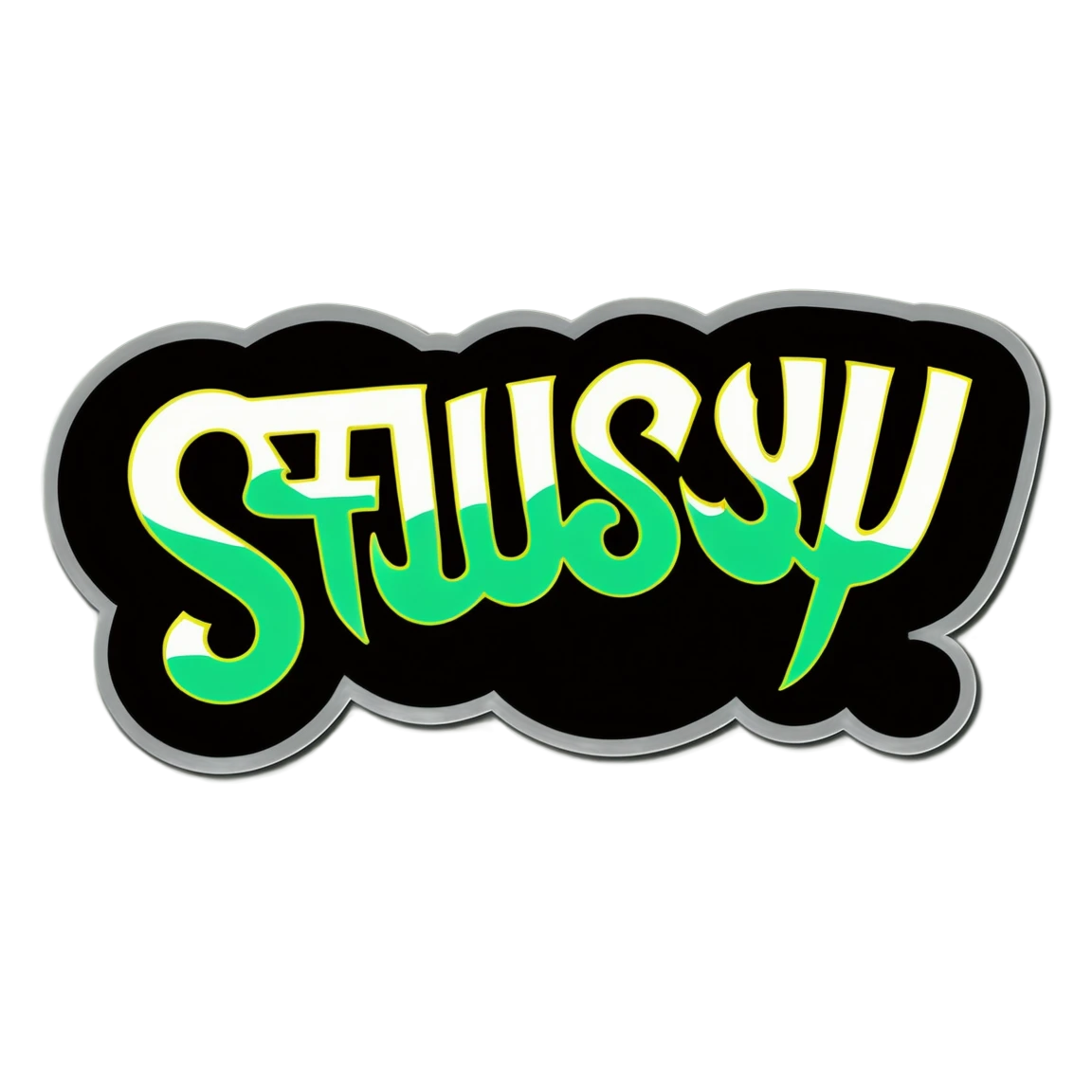 Stussy with bold lettering, Stussy sticker