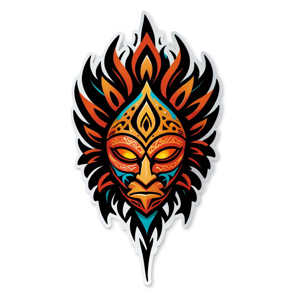 Tribal tattoo sticker