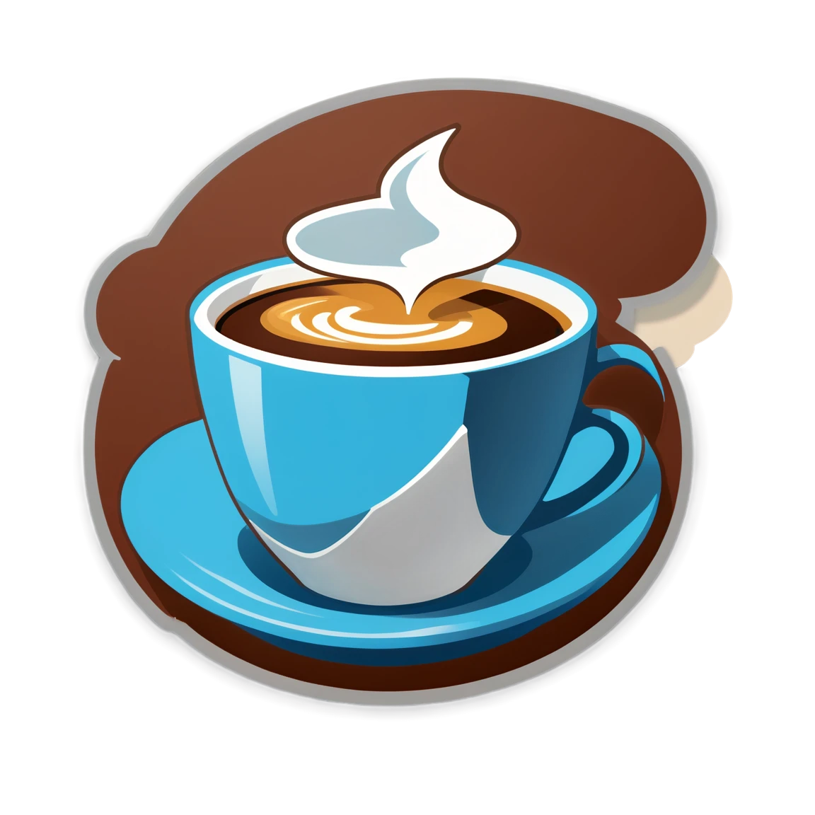 Telegram while sipping a cup of coffee