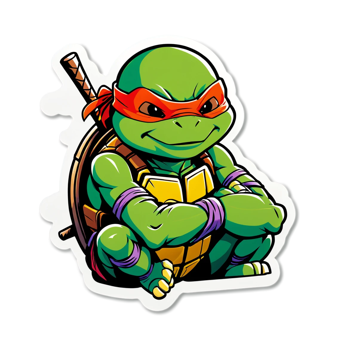 TMNT with Splinter, TMNT sticker