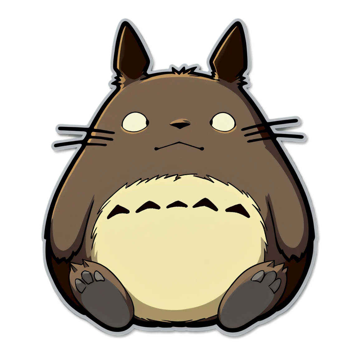 Totoro sleeping, Totoro sticker