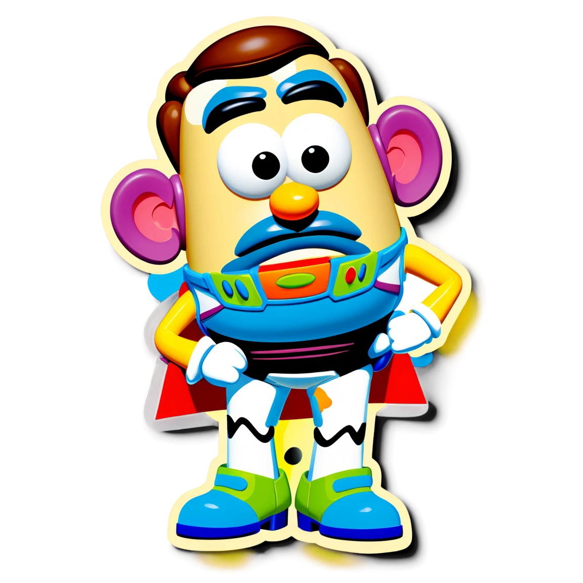 Toy Story sticker with Mr. Potato Head