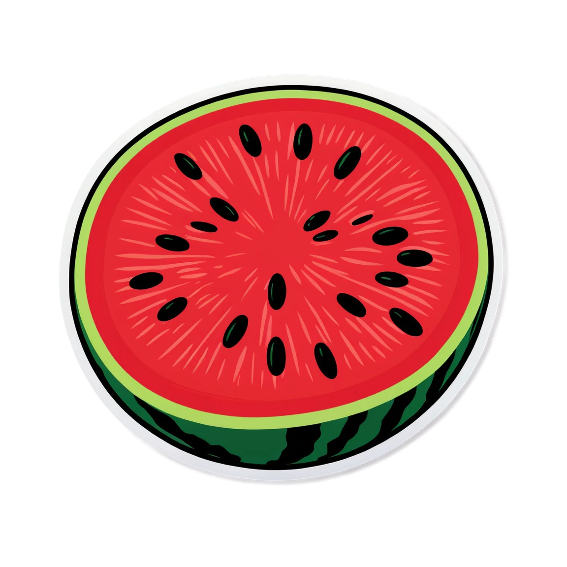 Seedless watermelon, watermelon sticker