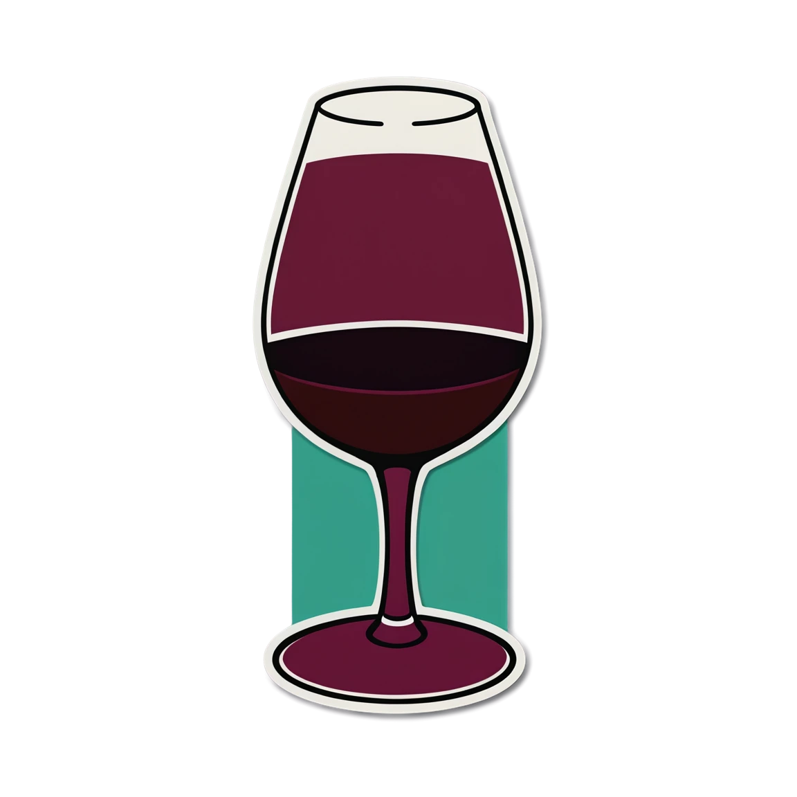 Wine tasting event, wine sticker