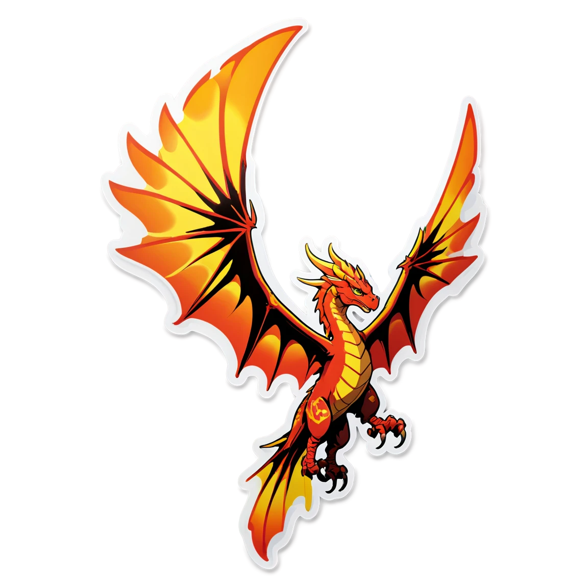 Wings of Fire SkyWing sticker