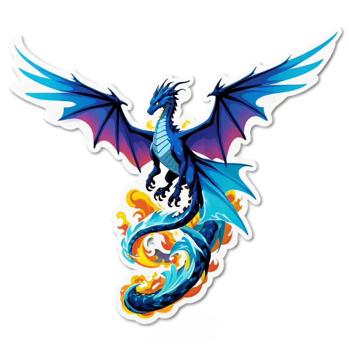 Wings of Fire SeaWing sticker