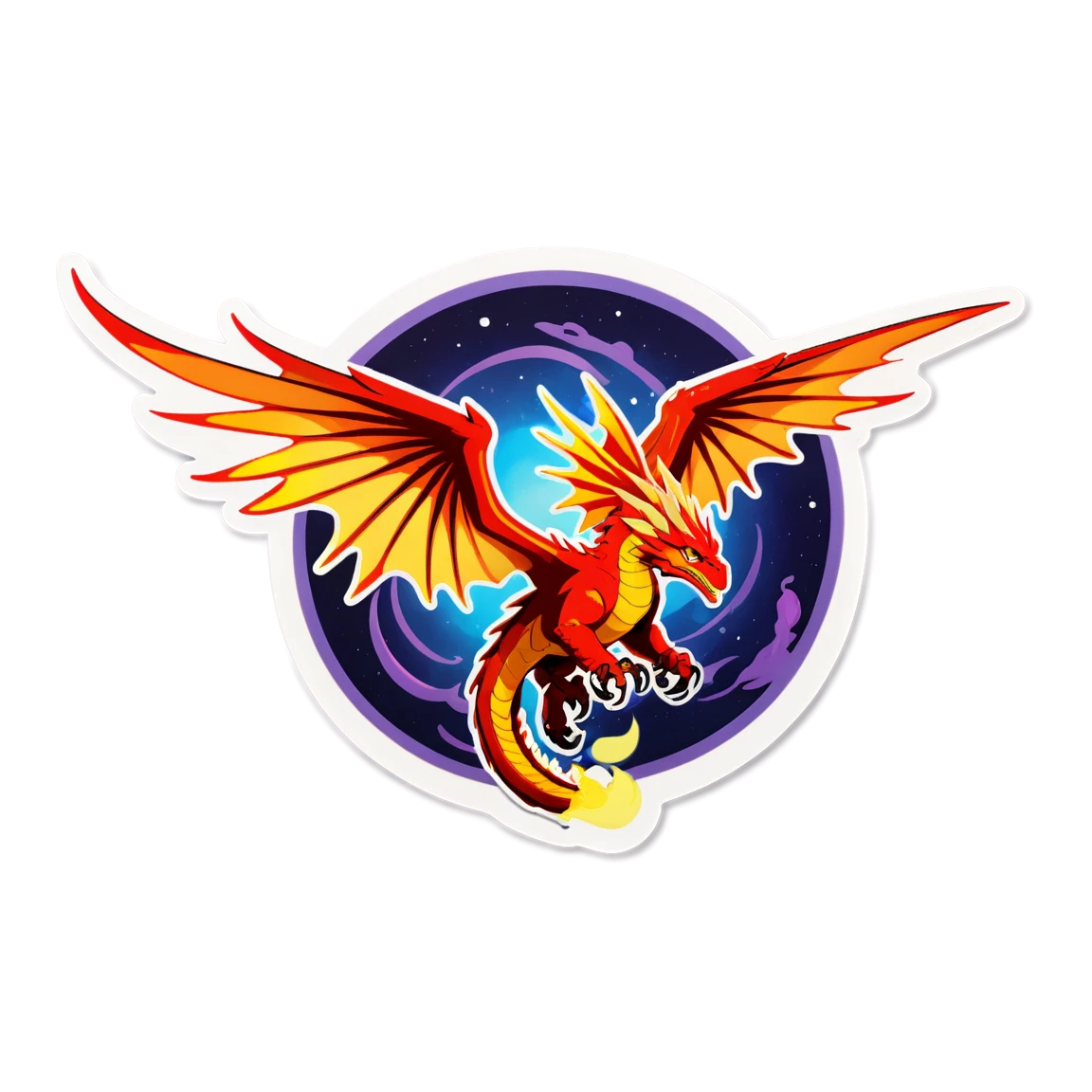 Wings of Fire SandWing sticker