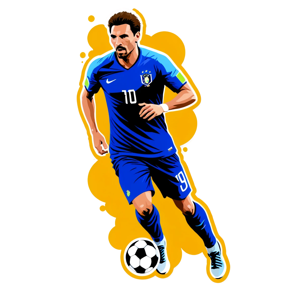 World Cup football player, world cup sticker